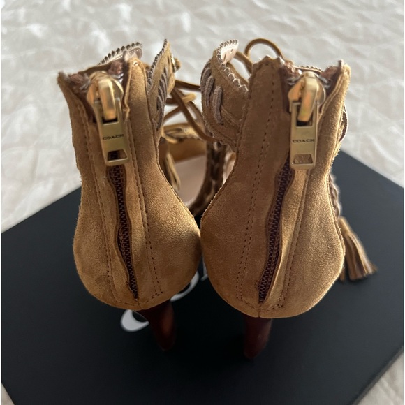Coach Bella Suede Heels - Picture 4 of 9